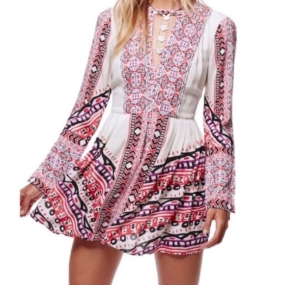 Free People Dresses & Skirts - Free People pink tegan dress 0